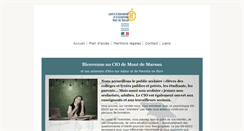 Desktop Screenshot of cio-montdemarsan.org